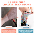 Pack de 6 paires de chaussettes confortables unies