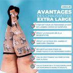 Pack de 6 paires de chaussettes confortables unies