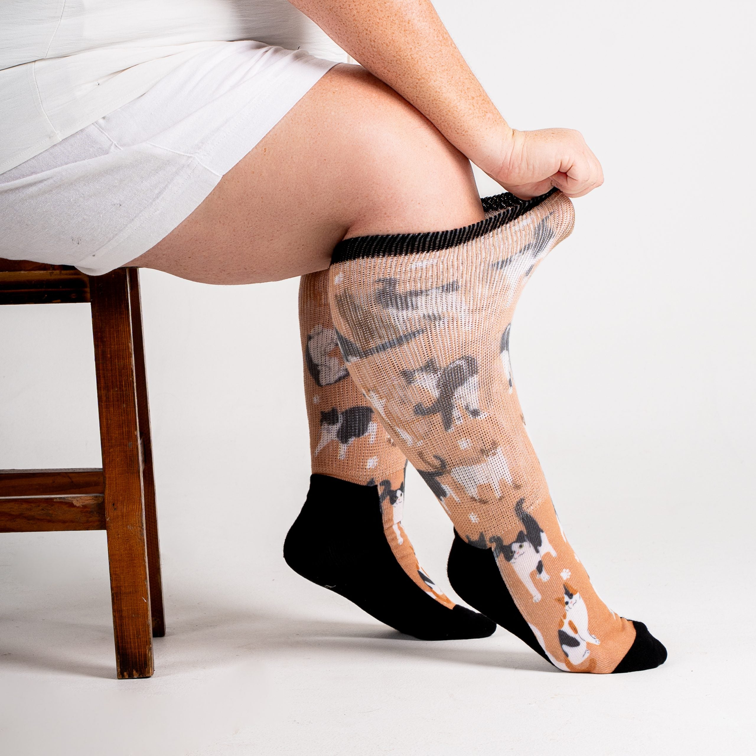 Pack de 6 paires de chaussettes confortables motifs